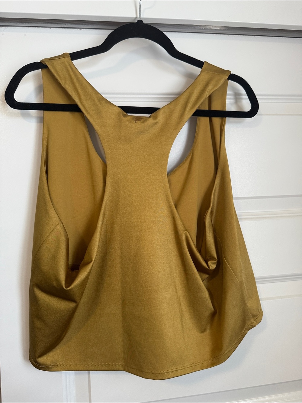 Fabletics Gold Shine Built-In Bra Tank - Picture 3 of 4